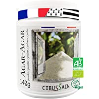 Los mejores  - Agar-Agar en Polvo 140g | Gelatina Alimentaria Vegetal Bio | Espesante con Efecto Natural de Reducción del Hambre para…